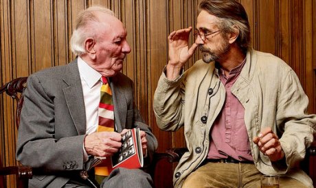 Brian Friel and Jeremy Irons