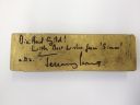 die hard gold bar signed by&nbsp;Jeremy
