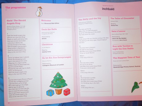 carol service programme